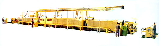       Continuous aluminum coil, into equipment cleaning